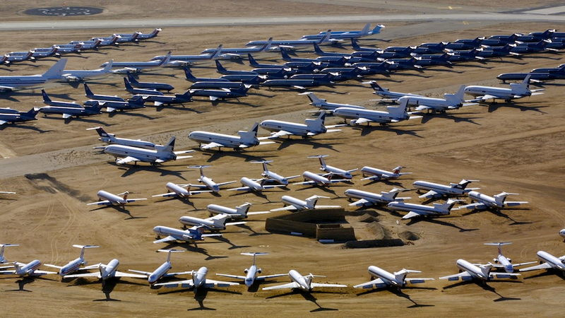 Illustration for article titled The World's Most Bizarre Aircraft Graveyards